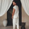 Off White Men's Boho Cargo Pants Raw Edge