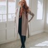 Short Wool Cardigan Coat For Women Powder Beige