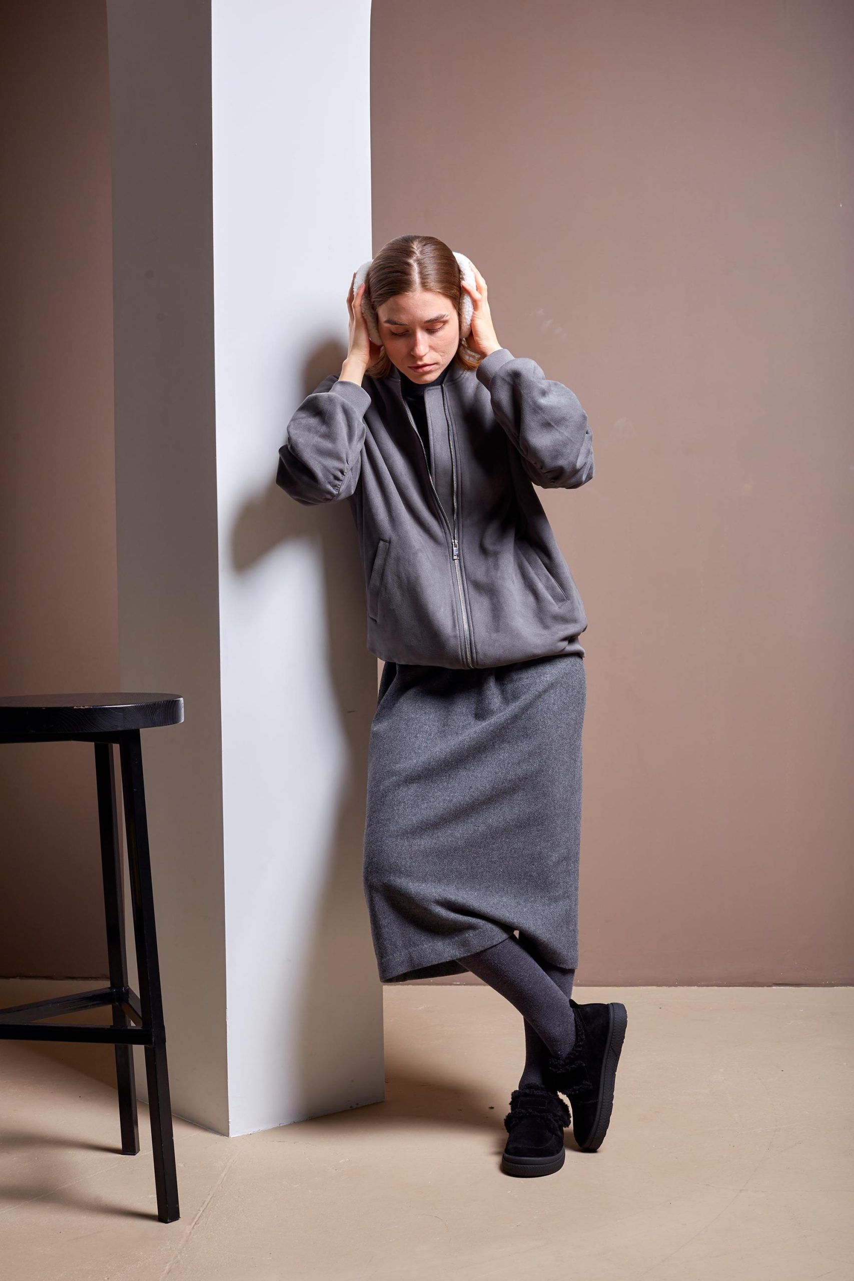 Cozy Fur Lined Suede Boots Warm Winter Shoes